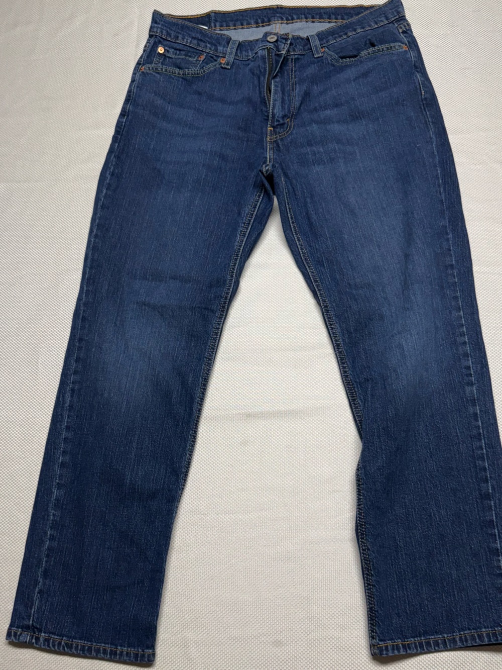 Levi's Men's Dark Blue Straight-Leg Jeans